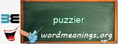 WordMeaning blackboard for puzzier